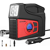 Meterk Compresor Aire Coche-12V Inflador Coches Portatil-Inflador Ruedas Coche-Compresores Adecuados para Automóviles y…